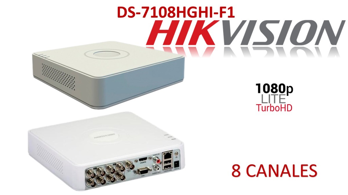 Dvr Hikvision Turbo Hd Dvr Ds 7108hghi F1 De 8 Canales Grupo Servitech Mantenimiento Y Reparacion De Computadoras El Salvador