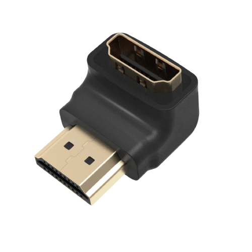 Adaptador HDMI Macho a HDMI Hembra Ángulo 90° XTC-344