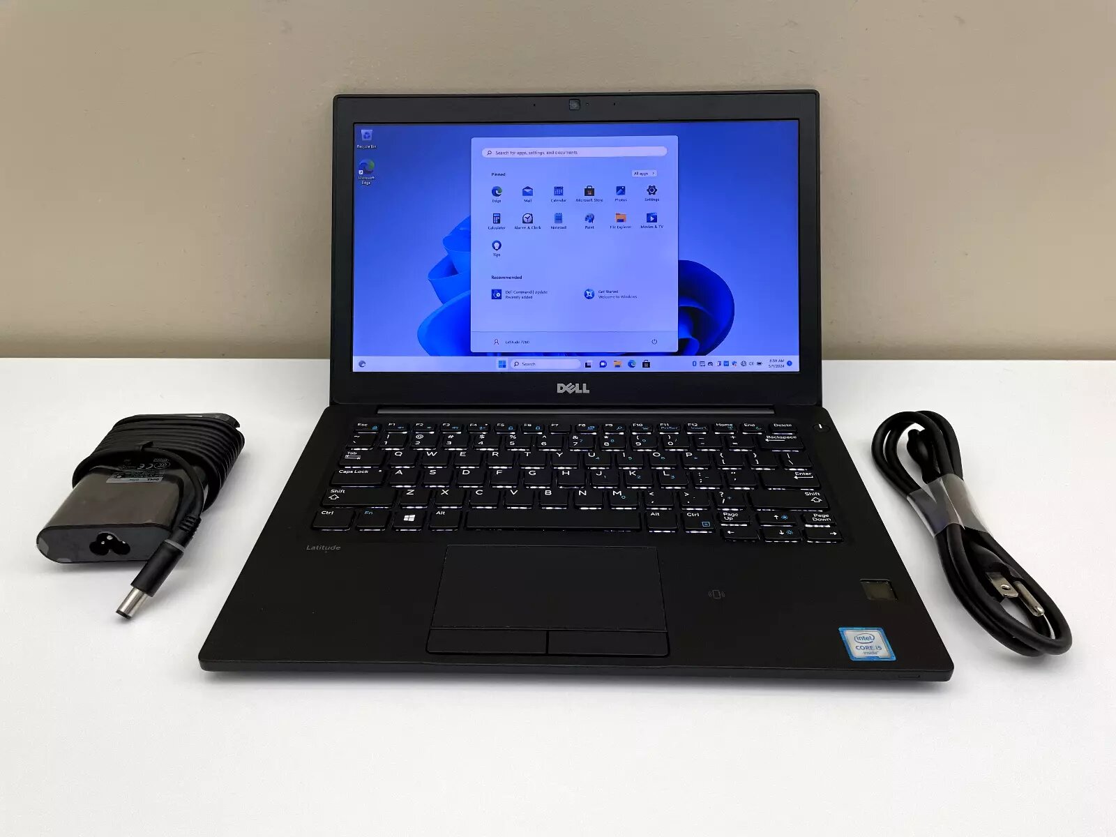 Dell Latitude 7280 Laptop 12.5 - Intel Core i5 7ª generación - i5-7300U - 3.5 GHz - 128 GB SSD - 8 GB RAM - 1366 x 768 HD - Windows 10 Pro (renovado)
