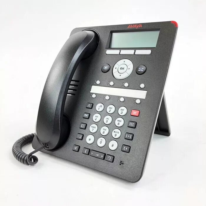 AVAYA 1608 700508260 TELÉFONO DE OFICINA IP NEGRO NUEVO